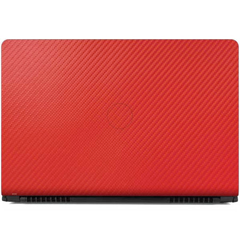 Red Carbon Fiber Specialty Texture Material Dell Inspiron Skin